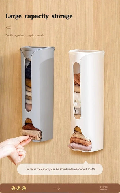1PC Wall Hanging Garbage Bag Kitchen Accessories Storage Box Kitchen Plastic Bag Holder Organizer Bathroom Trash Bags Dispenser